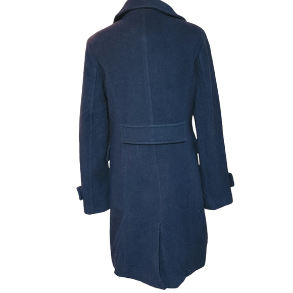 Lands End Womens Wool Blend Hidden Button Coat - Picture 2 of 8